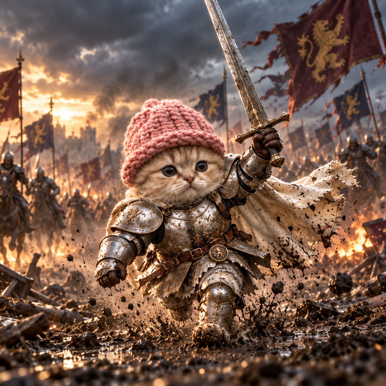 The charge — $SWORDWIFHAT meme