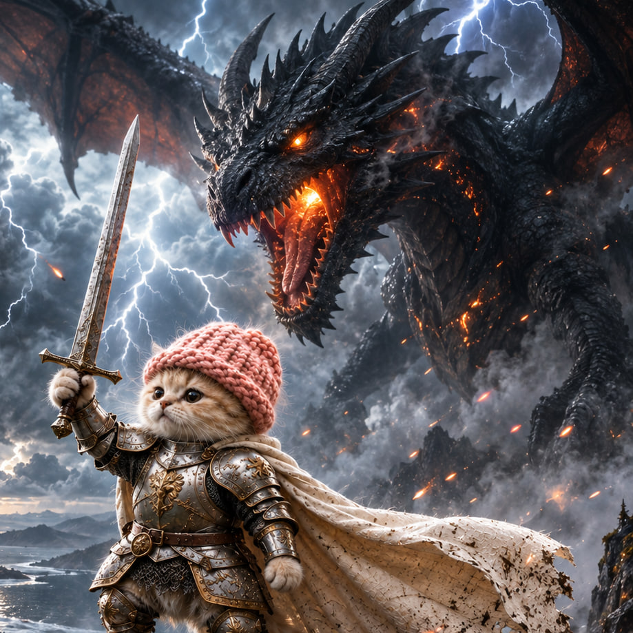 The dragon — $SWORDWIFHAT meme