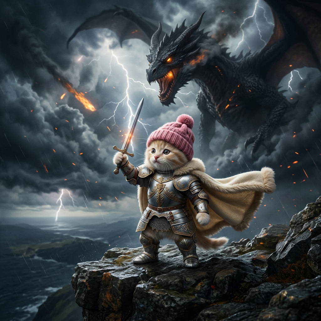 The dragon — $SWORDWIFHAT meme